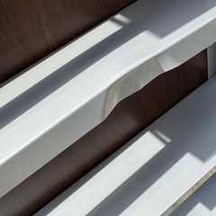 パーテーション 2個セット 天井固定式 木目調 オフィス家具 A07014
の画像