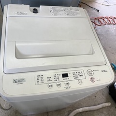 ヤマダ　洗濯機　4.5kg 2021年製　動作品の画像