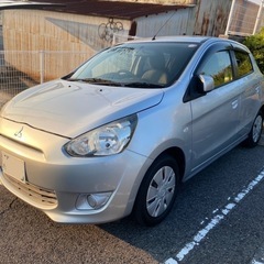 安い‼️コミ車検2年　低走行　三菱 ミラージュ シルバー 大阪の画像