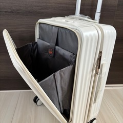 新品　キャリーケース　スーツケース　機内持ち込み可　前あきの画像