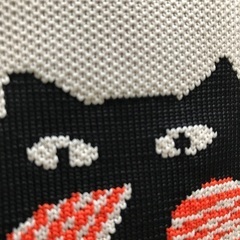 猫　ハンドバッグ（ショルダーにも）未使用の画像