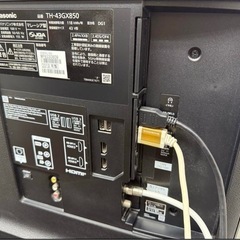 パナソニック　テレビ　TH-43GX850 43v型の画像