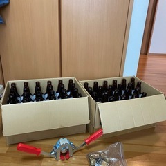 500ml瓶　打栓機　王冠セットの画像