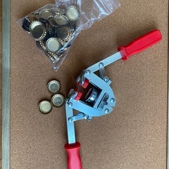 500ml瓶　打栓機　王冠セットの画像