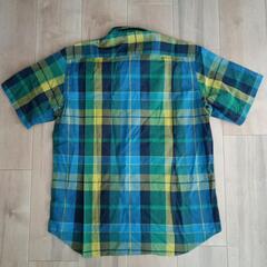 美品★クロコダイル　チェックシャツの画像