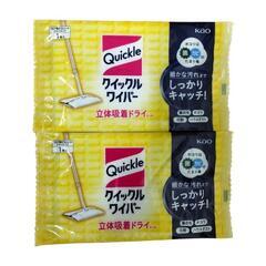 【新品未開封】クイックルワイパー 立体吸着ドライシート 2枚