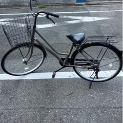maruishiサイクル　26インチ　カーキ　美品の画像