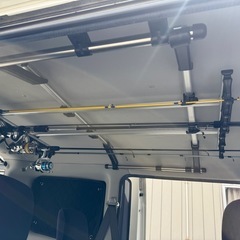 🎣　バモス　ロッドホルダー　inno 🚗の画像