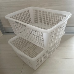 【受渡し決定】プラスチックカゴの画像