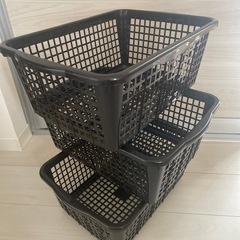 【受渡し決定】プラスチックカゴの画像