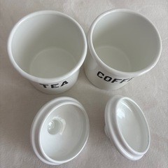 お話中　TEA、COFFEE用キャニスターセット の画像