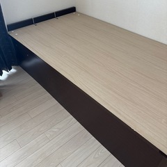 決まりました。収納シングルベッドの画像