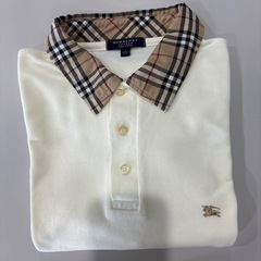 完売❣️美品burberryバーバリ-Sメンズポロシャツ未使用Burberry ベージュの画像