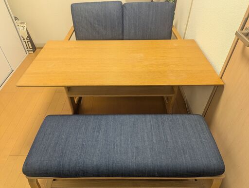 無印良品 リビングでもダイニングでもつかえるシリーズ テーブルセット