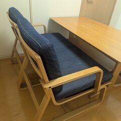 無印良品 リビングでもダイニングでもつかえるシリーズ テーブルセット_総額13万円相当【引取のみ】の画像