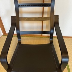 IKEA イケア　ポエング（レザー仕様）の画像