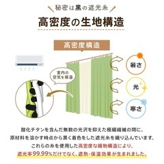 カーテン 2枚セットの画像