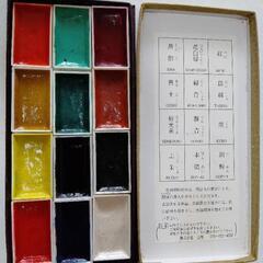 吉祥 顔彩 12色の画像