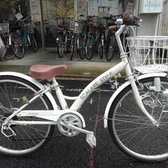 中古子供自転車３６４０　２４インチ　６段ギヤ　ダイナモライト　 ...