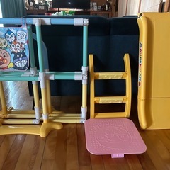 美品　アンパンマン　滑り台　ジャングルジムの画像