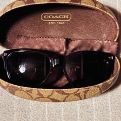 難あり COACH サングラス ケース有り 男女問わないデザインの画像