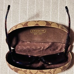 難あり COACH サングラス ケース有り 男女問わないデザインの画像