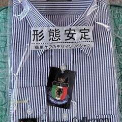 （J-907)Franco Collezioni　Yシャツ白黒ス...