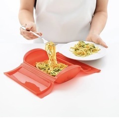 新品】ルクエ　レンジ蒸し器　スチームケースの画像