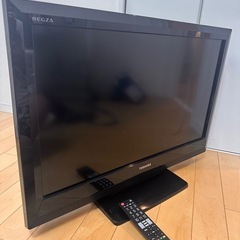 液晶テレビ　TOSHIBA REGZA 32型の画像