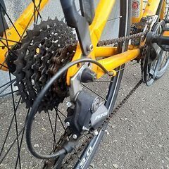 札幌【ブリヂストン GREEN LABEL 3×8段変速 シルヴァ】フレームサイズ440mm タイヤ700C(622×16C) リアキャリア付き ヨークオレンジ 外装24段 自転車 クロスバイク BRIDGESTONE CYLVA ブリジストン 北20条店の画像