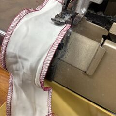 ジューキ工業用ロックミシン　3本糸　洋裁　縫製　サンプルの画像