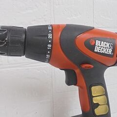 BLACK&DECKER 12V コードレスドリルドライバー SX3050 充電器、バッテリ1個付 ブラック&デッカー 電動工具 充電式 DIY 札幌市 白石店の画像