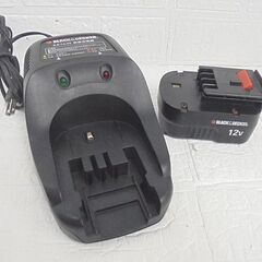 BLACK&DECKER 12V コードレスドリルドライバー SX3050 充電器、バッテリ1個付 ブラック&デッカー 電動工具 充電式 DIY 札幌市 白石店の画像