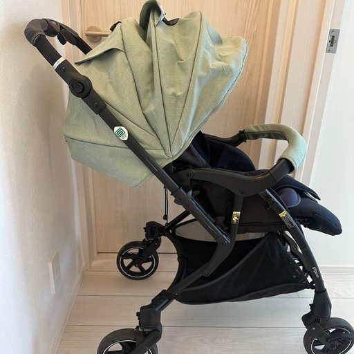 Pigeon ランフリノン　ベビーカー グリーン　おまけ付き　RB1L