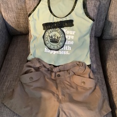 美品　お値下げ⤵️👙ラッシュガード&水着3点セットの画像