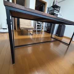 DIYダイニングテーブル　オイルフィニッシュ仕上げの画像