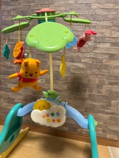 ほぼ未使用開封済み】プーメリー6WAY ジムにへんしんメリー2025年1月購入 開封済み未使用品 くまのプーさん　タカラトミー 6WAYジムにへんしんメリー ①