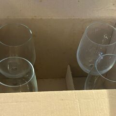 Crysterna white wine Royal Salute　クリステルナ、ワイングラス・ブランディーグラス　255ml ４個　中古品の画像
