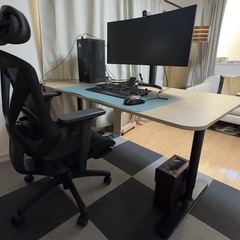 Nitori メッシュ ブラック ゲーミングチェアー直接取引のみの画像