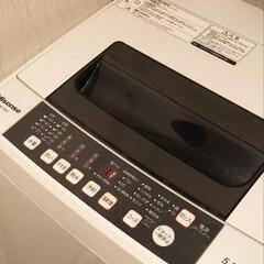 Hisense 5.5kg 洗濯機「全自動」8/25決まりの画像