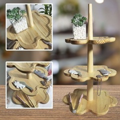 新品未使用♥3段 アクセサリースタンド アクセサリー収納 ジュエリーボックス 卓上収納 小物入れの画像