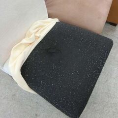 難あり格安 ダイニングチェア ファブリック 白系 椅子 イス 使用感強いです 札幌 西野店の画像