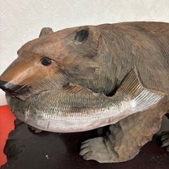 熊の置物の画像