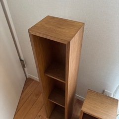 無印良品　壁に付けられる家具箱の画像