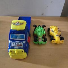子ども　おもちゃ　レーシングカー　セットの画像