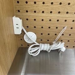 ★「ジモティを見た」で5％OFF★　末次家具🍀レンジボード🍀レンジボード🍀木目調🍀パンチング背板🍀No.2378の画像