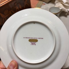 カルティエ　皿1枚、カップ＆ソーサー1組の画像