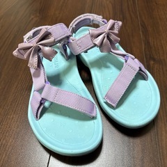 キッズファッションサンダル:水色