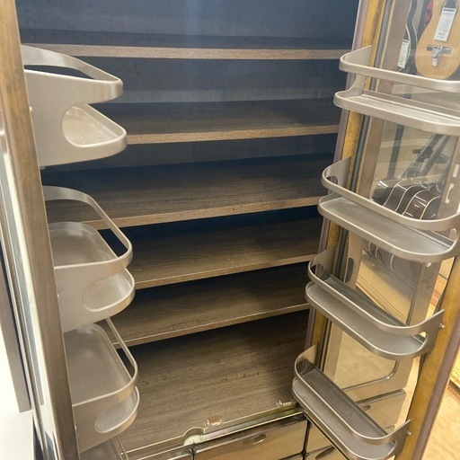 綾野製作所　食器棚　ダークブラウン