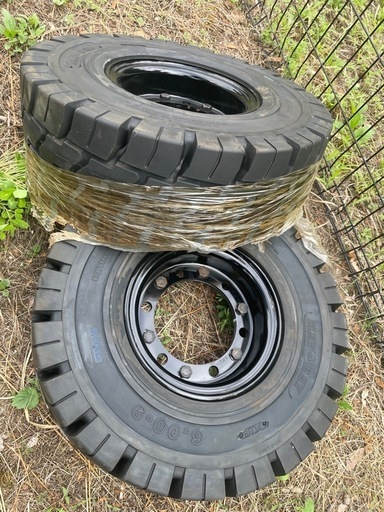 フォークリフト用ノーパンクタイヤ600-9/2本